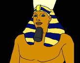 Desenho Ramses II pintado por ImShampoo