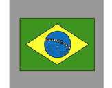 Desenho Brasil pintado por Zuuh