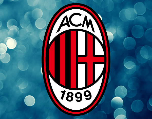 Desenho Emblema do AC Milan pintado por Lupper