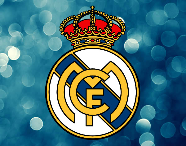 Desenho Emblema do Real Madrid C.F. pintado por Lupper