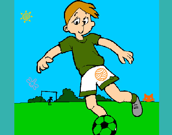 Desenho Jogar futebol pintado por joyce-iris