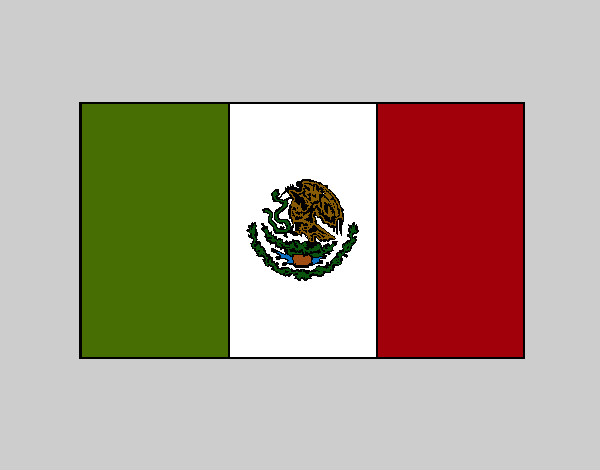 Desenho México pintado por Lupper