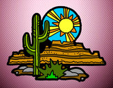 Desenho Deserto do Colorado pintado por Zepelus