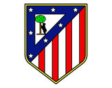 Desenho Emblema do Club Atlético de Madrid pintado por lucasmm7