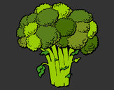 Desenho Brócolos pintado por ImShampoo