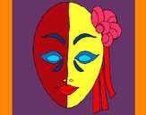 Desenho Máscara italiana pintado por rodrig