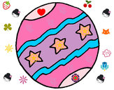 Desenho Bola grande pintado por Stefany10