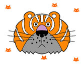 Desenho Tigre III pintado por STRAIOTO