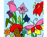 Desenho Fauna e Flora pintado por Sheinick