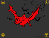 Desenho Morcego louco pintado por RockStar
