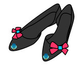 Desenho Sapatos com laços pintado por Geis