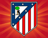 Desenho Emblema do Club Atlético de Madrid pintado por miguelf