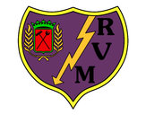 Desenho Emblema do Rayo Vallecano de Madrid pintado por miguelf