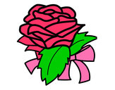 Desenho Rosa, flor pintado por meiremende