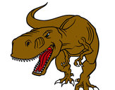 Desenho Tiranossaurus Rex aborrecido pintado por nonato 