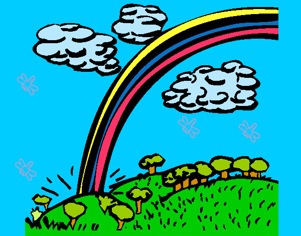 Desenho Arco-íris pintado por wwwclaudia