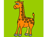 Desenho Girafa 4 pintado por naylinha