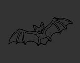 Desenho Morcego a voar pintado por Nadim