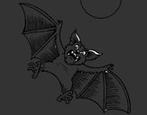 Desenho Morcego cão pintado por Nadim