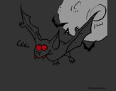 Desenho Morcego louco pintado por Nadim