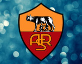 Desenho Emblema do AS Roma pintado por Lupper