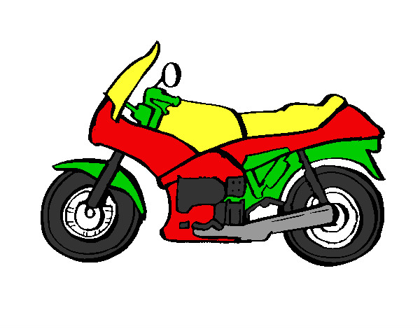 Desenho Motocicleta pintado por felipe34