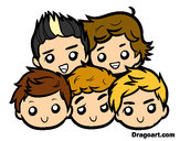 Desenho One Direction 2 pintado por Sane