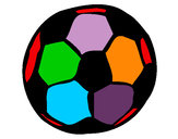 Desenho Bola de futebol pintado por elisadiog 