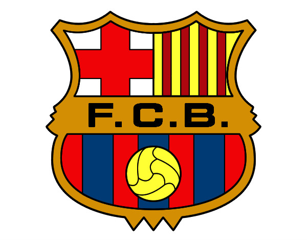 Desenho Emblema do F.C. Barcelona pintado por domvito