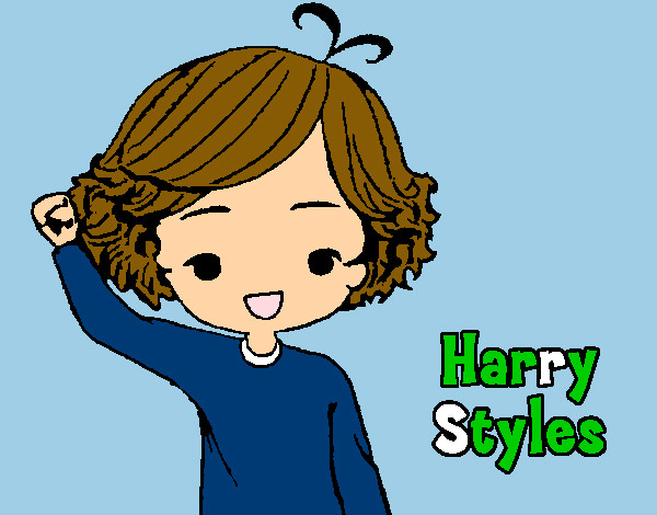 Desenho Harry Styles pintado por sarahRamos