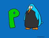 Desenho Pinguim pintado por andre10