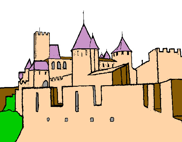 Desenho Castelo antigo pintado por Margho
