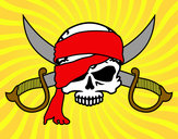 Desenho Símbolo pirata pintado por luis007