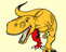 Desenho de Tiranossauros rex para colorear