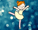 Desenho Bailarina de balé pintado por ImShampoo