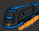 Desenho Comboio de alta velocidade pintado por CAIO06