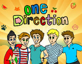 Desenho One Direction 3 pintado por rocky