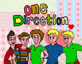 Desenho One Direction 3 pintado por Smilie