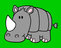 Desenho de Rinocerontes para colorear