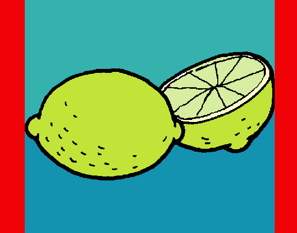 Desenho Limão pintado por danidan
