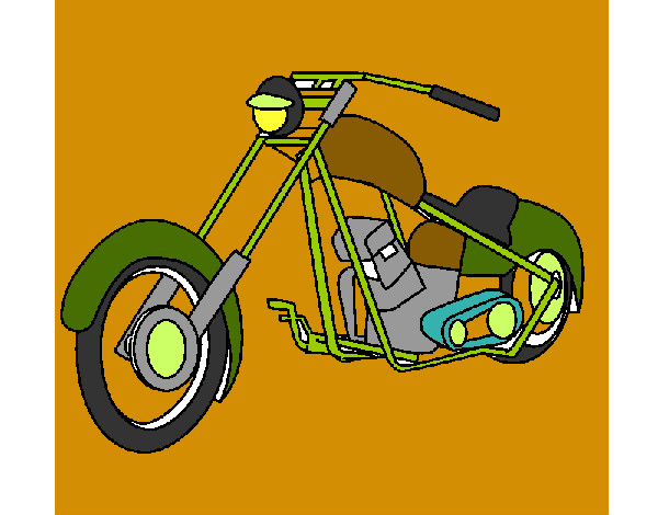 Desenho Moto pintado por weverto
