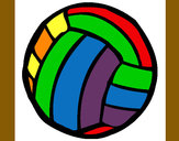 Desenho Bola de voleibol pintado por mary2003