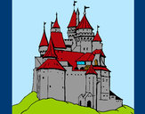 Desenho Castelo medieval pintado por HShneider