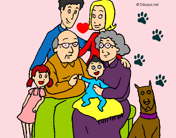 Desenho Família pintado por Melyssa123