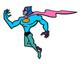 Desenho Super herói poderoso pintado por matheus30
