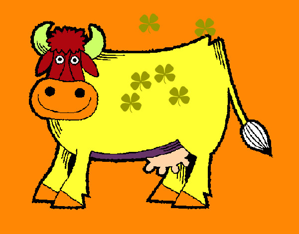 Desenho Vaca 1 pintado por ENZOGP