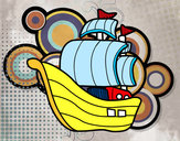 Desenho Embarcação piratas pintado por pitaitas10