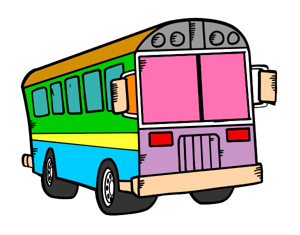 Desenho Auto escolar pintado por lyaalba