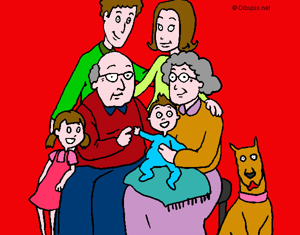 Desenho Família pintado por LiviaSilva