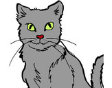 Desenho Gato pintado por aloagyn